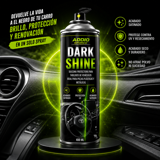 Detallado De Partes negras interior y exterior Carro y Moto En Aerosol 400 Ml