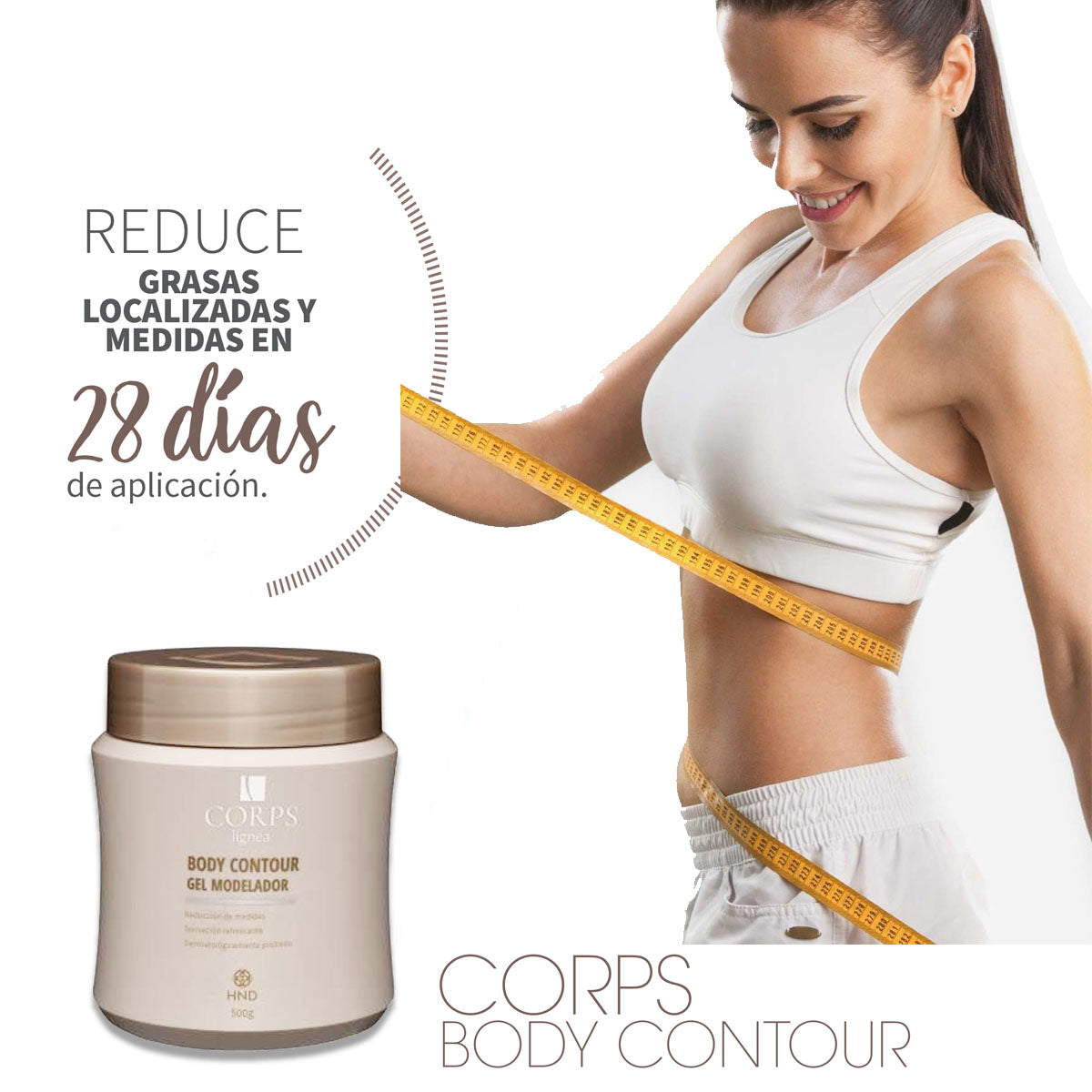 Corps Gel Moldeador corporal Efecto crio terapia x 500gr- Reduce Grasa Localizada Y Disminuye Medidas
