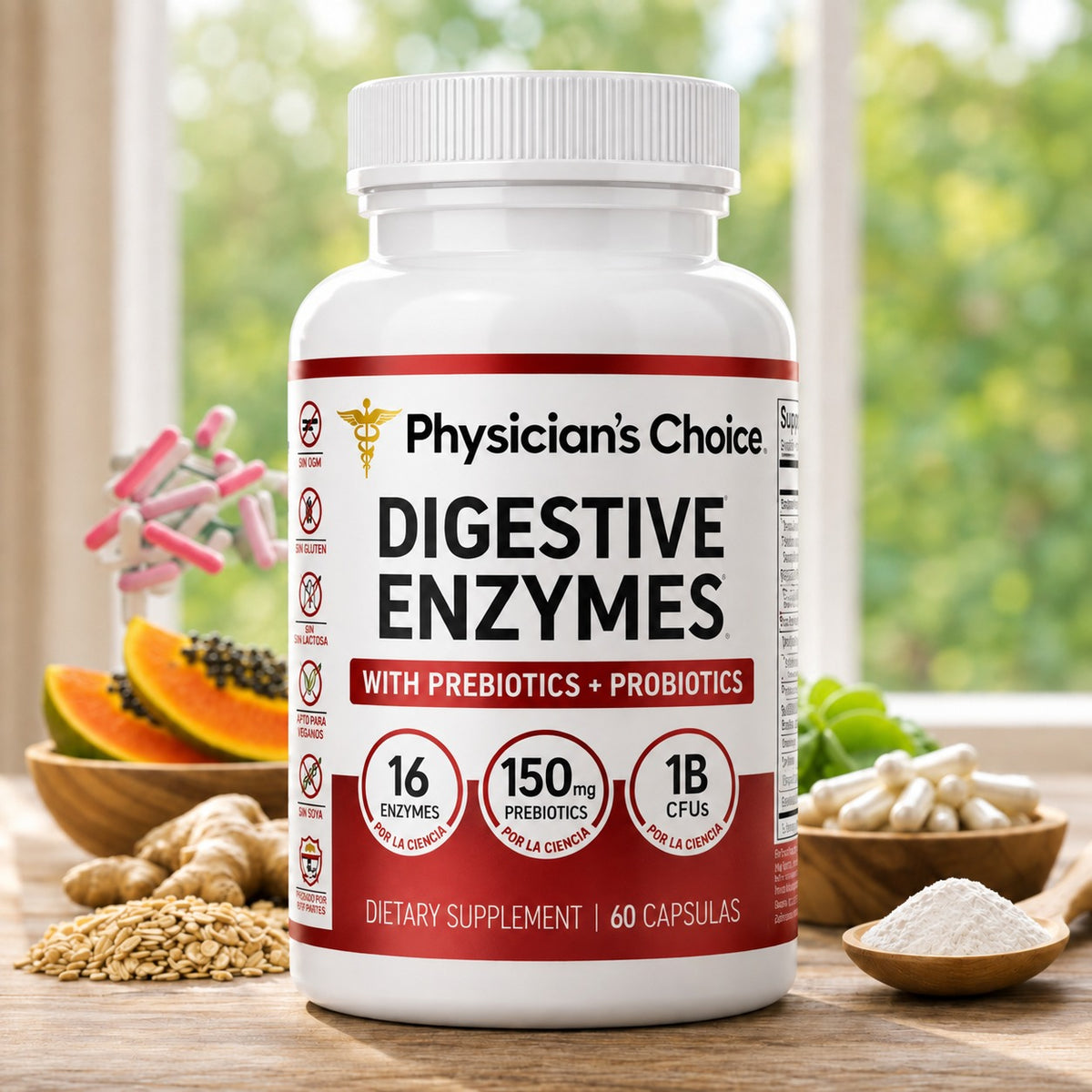 Enzimas Digestivas Plus x 60cap